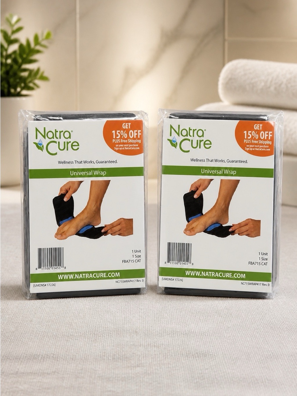 Nutra Cure Universal Wrap Bundle of 2